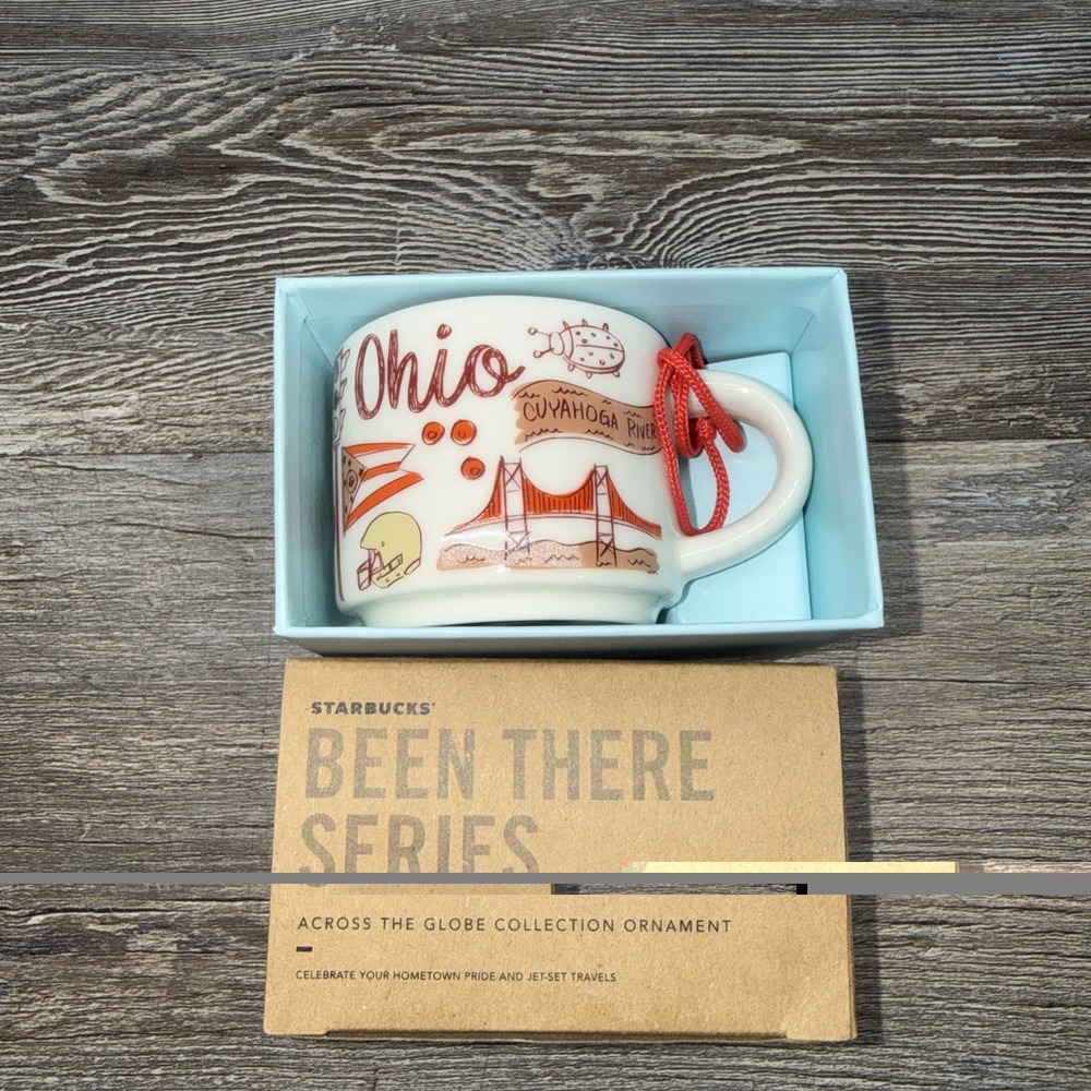 Starbucks Been There Series Ohio 2 Oz Demitasse Ornament *not A Full Size Mug*